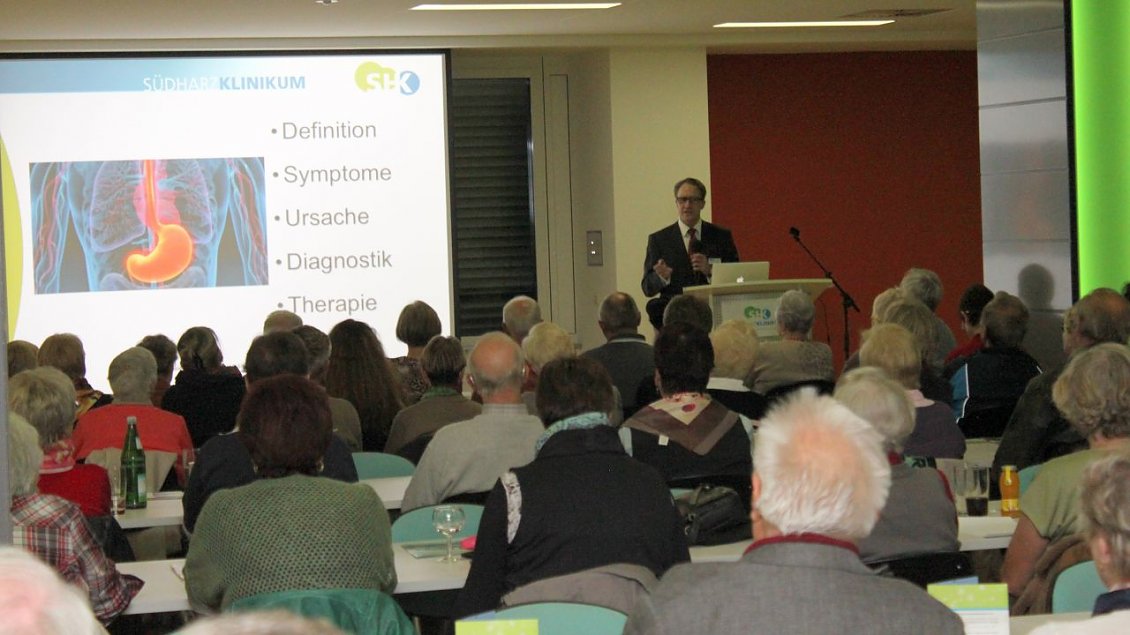 &Ouml;ffentlicher Vortrag zum Thema "Sodbrennen" im S&uuml;dharz Klinikum Nordhausen (Foto: Anne Hagedorn / SHK)