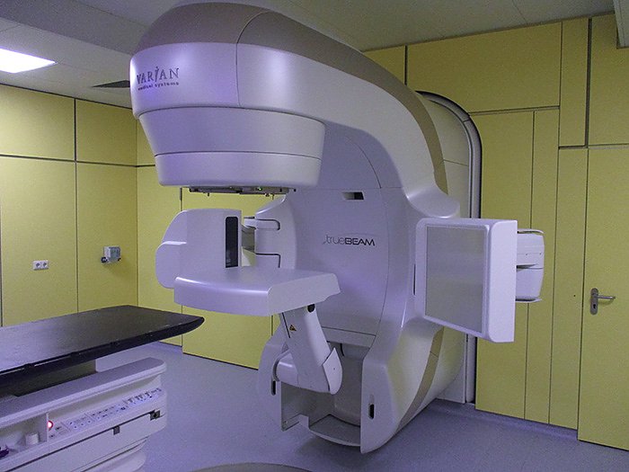 Linearbeschleuniger in der Klinik f&uuml;r Radioonkologie/Strahlentherapie (Foto: SHK)
