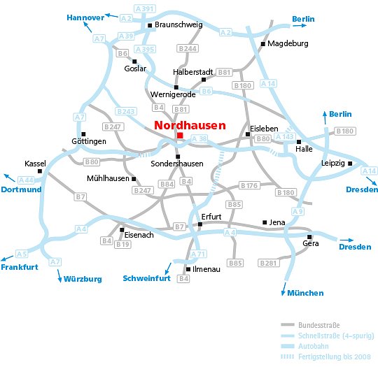 Anfahrt Th&uuml;ringen (Foto: wirsinds)