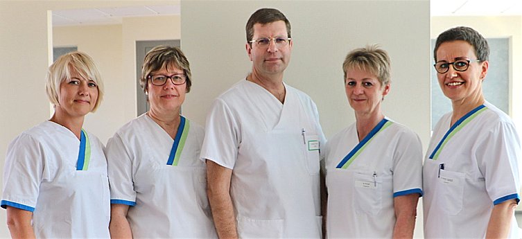 Das Hygieneteam am Südharz Klinikum (Foto: SHK) Das Hygieneteam am Südharz Klinikum (Foto: SHK)