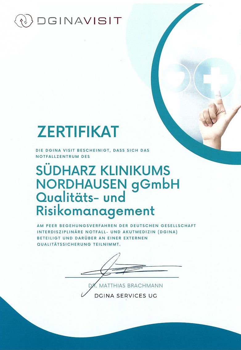 Zertifikat (Foto: Dginavisit)