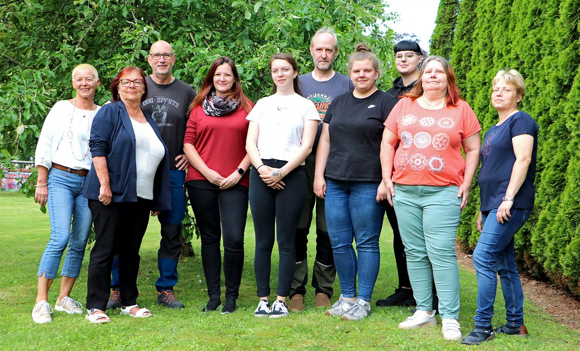 Das Team von den LebensR&auml;umen (Foto: SHK)