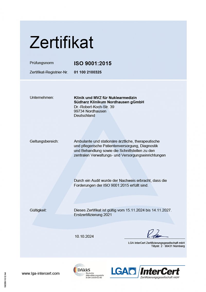 Zertifizierung 2024 (Foto: LGA InterCert)