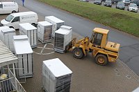 Anlieferung der L&uuml;ftungsanlagen (Hagedorn, Anne / SHK)