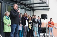 &Eacute;r&ouml;ffnung des Jugendgesundheitstages durch Sven K&ouml;hn (S&uuml;dharz Klinikum)  (Anne Hagedorn / SHK)