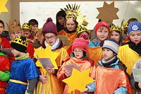 Sternensinger im S&uuml;dharz Klinikum (Anne Hagedorn / SHK)