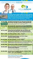 &Uuml;bersicht der &ouml;ffentlichen Vortragsreihe des S&uuml;dharz Klinikums  (SHK/wirsinds)