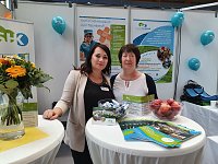 Das S&uuml;dharz Klinikum beim 22. Forum Berufsstart (im Bild: Melanie Brasch und Ute Niemann) (SHK)