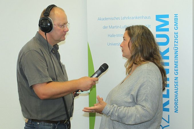 Ministerin Heike Werner im Interview mit dem OKN (Foto: Anne Hagedorn / SHK)