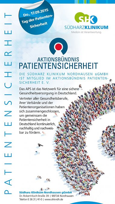 Aktionstag Parientensicherheit SHK (Foto: wirsinds / SHK)